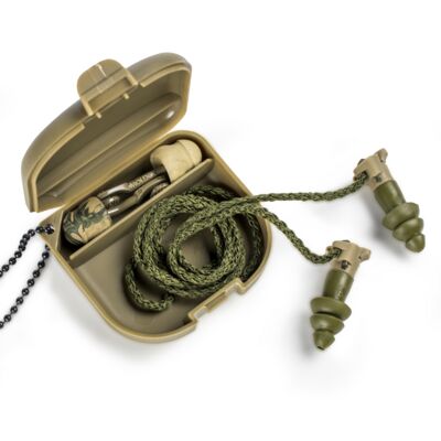 Moldex BattlePlugs 6698 Combo Pack Includes (Medium #6498) + Camo Glide (#6941 uncorded) No Roll Twist Foam in Pocket-Pak Duo