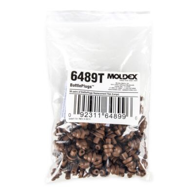 Impulse Earplugs, Battleplugs, Reusable Earplugs, Tips, Replacement Tips, Regular, Large