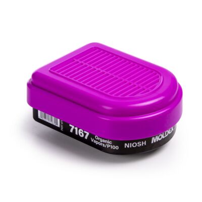 Moldex® 7167 Semi-Rectangular Combo Organic Vapor Cartridge / P100 Filter