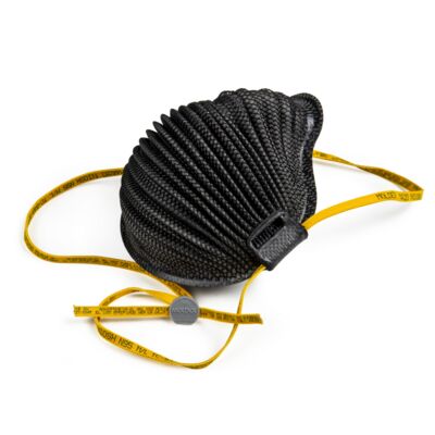 Particulate Respirator, N95, Disposable Respirator, Industrial, Easy Breathing, Airwave, SmartStrap, Cloth Strap, Medium, Large