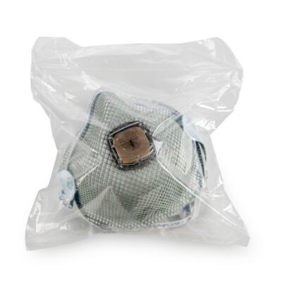 Vending Pack, Vending Machine, Respirator, Disposable Respirator, Particulate Respirator, N95, Exhale Valve, HandyStrap, Hang Down Strap, Ventex Valve