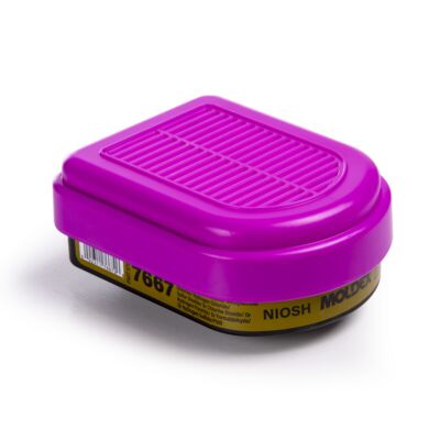 Moldex® 7667 Semi-Rectangular Combo Multi-Gas / Vapor Smart® Cartridge / P100 Filter