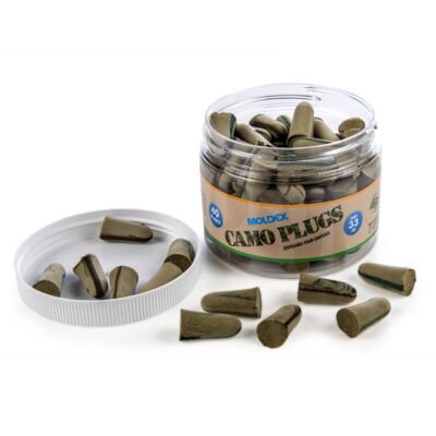 Foam Earplugs, Disposable Plugs, Camo Plugs, Uncorded, NRR 33, Non-irritating, small ears, Earplug canisters