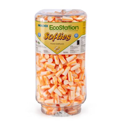 Earplug Dispenser, NRR 33, Compliance, Refill, 500, Recyclable, Disposable Earplugs, Softies, Economical