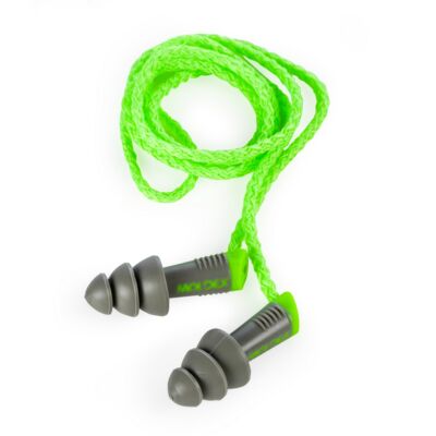 Reusable Earplugs, Co-Molded, Uncorded, Pocket-Pak Plus, Carrying Case, Optional Cord, NRR 27