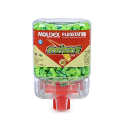Earplug Dispenser, Meteors, 250, PVC-Free, Green, NRR 28, Foam Earplugs, Disposable Earplugs,