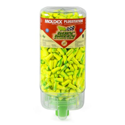 Earplug Dispenser, Going Green, 500, PVC-Free, NRR 33, Foam Earplugs, Disposable Earplugs,