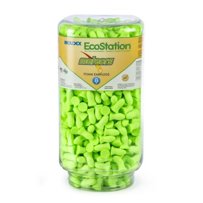 Earplug Dispenser, NRR 33, Compliance, Refill, 500, Recyclable, Disposable Earplugs, Meteors, Economical, Contoured Shape