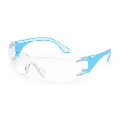 Moldex Adapt Lite Safety Glasses 5003C-1 safety eyewear protective eyewear work safety glasses industrial safety glasses construction safety glasses manufacturing safety glasses PPE eyewear ANSI Z87.1 compliant CSA Z94.3 approved AS NZS 1337.1 impact resistant lightweight safety glasses comfortable all day wear respirator compatible mask compatible anti fog safety glasses anti scratch scratch resistant UV protection IceShield coating toric lens wraparound lens clear vision distortion free indoor outdoor workshop warehouse contractor maintenance eye protection