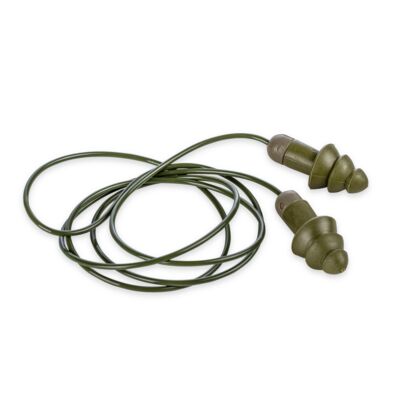 Reusable Earplugs, Corded Earplugs, NRR 27, Washable Earplugs, Pocket-Pak, Carrying Case, Special Ops, Camo