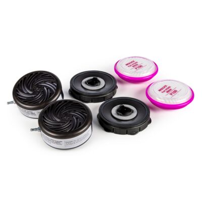 Fit Testing, Quantitative, Quantitative Fit Testing, Full Face Respirator, Half Mask Respirator, PVC Free, Probed, Cartridge, Testing Kit