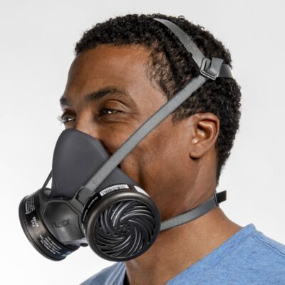 Organic Vapors, Cartridge, Reusable Respirator, Half Mask, Full Face, Respirator, Mask, Pre-Assembled, Large