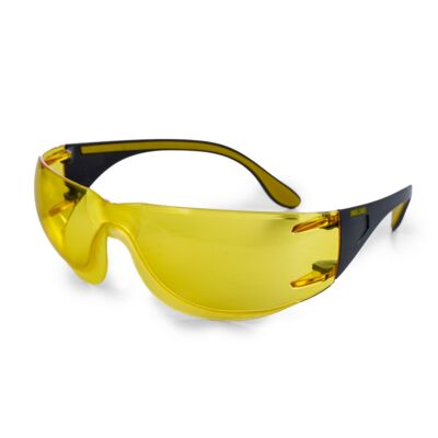 Adapt Eye Protection, Overmold with a Yellow Lens