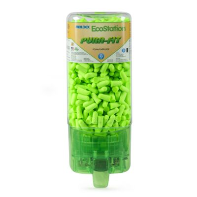 Earplug Dispenser, NRR 33, Compliance, Starter Kit, 500, Recyclable, Disposable Earplugs, TouchFree