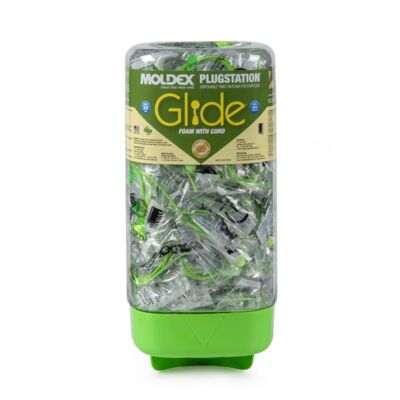 Earplug Dispenser, 150, Glide Foam, NRR 30, Corded, Bagged, Compliance, Disposable Earplugs,