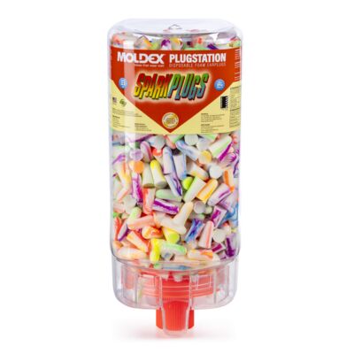 Earplug Dispenser, SparkPlugs, 500, PVC-Free, NRR 33, Foam Earplugs, Disposable Earplugs,