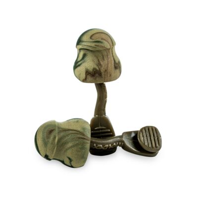 Disposable Earplugs, Foam Earplugs, Twist in, Uncorded, NRR 30, Optional adjustable cord, Camo