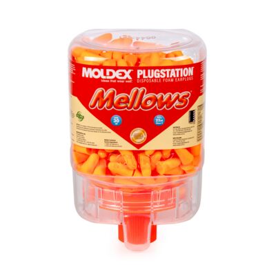 Earplug Dispenser, 250, Mellows, NRR 30, Orange, Compliance, Disposable Earplugs