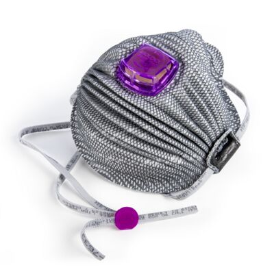 Particulate Respirator, P100, Disposable Respirator, Industrial, Easy Breathing, Airwave, FlexFit, Full Face Flange, Ventex Valve, Exhale Valve, Medium, Large