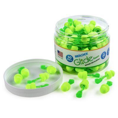 Disposable Earplugs, Foam Earplugs, Twist in, Uncorded, NRR 30, Earplug Canisters