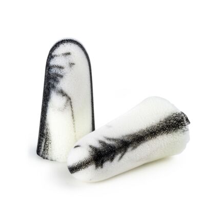 Earplugr, NRR 33, Compliance, 500,  Disposable Earplugs, Zebras, Economical, Contoured Shape