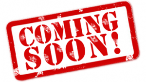 red text with coming soon in all caps